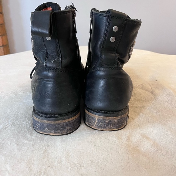 Harley-Davidson Men's Rugged Black Boots - Picture 4 of 7